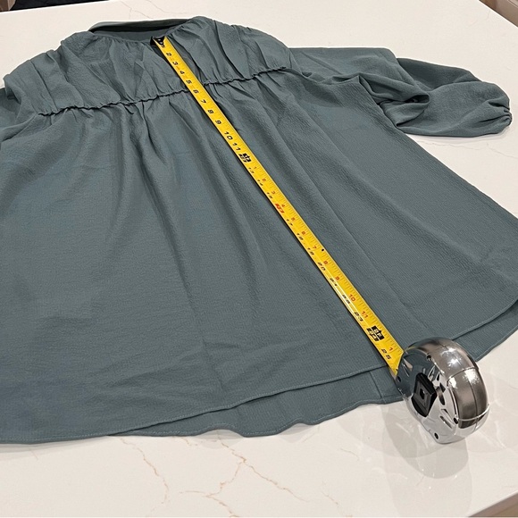 Max Studio Blouse | Medium | Teal - Picture 9 of 9